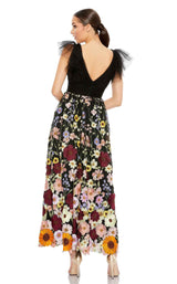 3 of 3 Mac Duggal 68204 Dress Black-Multi