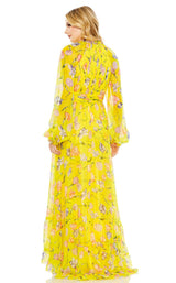 3 of 3 Mac Duggal 68218 Dress Yellow-Multi