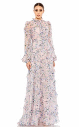 1 of 3 Mac Duggal 68232 Dress Blush-Multi