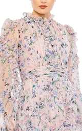 2 of 3 Mac Duggal 68232 Dress Blush-Multi