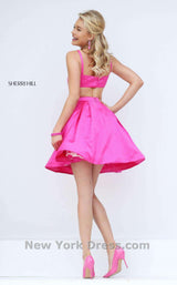 2 of 9 Sherri Hill 50427 Fuchsia