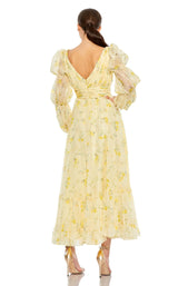 3 of 3 Mac Duggal 68246 Dress Yellow-Multi