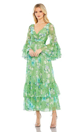 1 of 3 Mac Duggal 68257 Dress Green-Multi