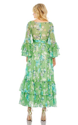 3 of 3 Mac Duggal 68257 Dress Green-Multi