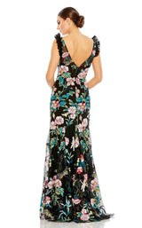 3 of 3 Mac Duggal 68273 Dress Black-Multi