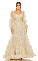 1 of 3 Mac Duggal 68288 Dress White-Multi