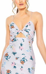 2 of 3 Mac Duggal 68315 Dress Lavender-Multi