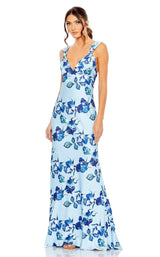 1 of 3 Mac Duggal 68336 Dress Blue-Multi