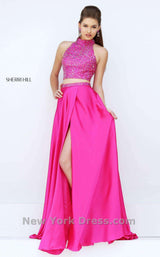 1 of 8 Sherri Hill 11330 Fuchsia