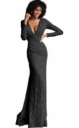 1 of 24 Jovani 68407 Black