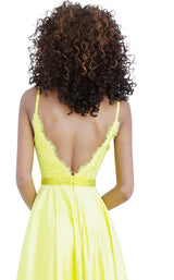 4 of 4 Jovani 68426 Yellow