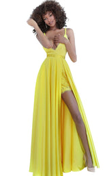 1 of 4 Jovani 68426 Yellow