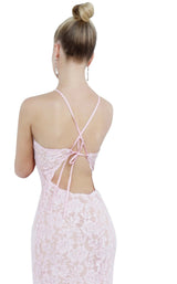 4 of 4 Jovani 68431 Light Pink