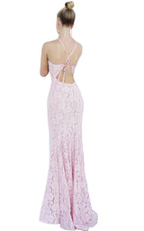 2 of 4 Jovani 68431 Light Pink