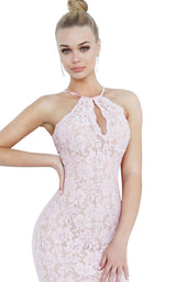 3 of 4 Jovani 68431 Light Pink