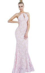 1 of 4 Jovani 68431 Light Pink