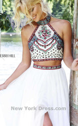 6 of 12 Sherri Hill 50075 Ivory/Multi