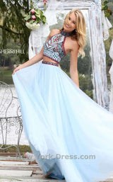 3 of 12 Sherri Hill 50075 Light Blue/Multi