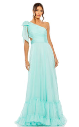 1 of 6 Mac Duggal 68472 Dress Aqua