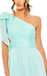 4 of 6 Mac Duggal 68472 Dress Aqua