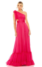 2 of 6 Mac Duggal 68472 Dress Hot-Pink
