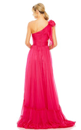 5 of 6 Mac Duggal 68472 Dress Hot-Pink