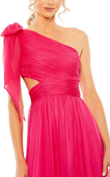 3 of 6 Mac Duggal 68472 Dress Hot-Pink