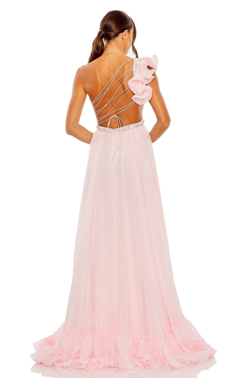 mac duggal dresses pink | | Mac Duggal Hot Gown Size 4 line silhouette and ends with a sweeping train Mac Duggal 68480 Dress Sale