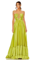 1 of 6 Mac Duggal 68486 Dress Chartreuse