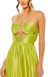 4 of 6 Mac Duggal 68486 Dress Chartreuse