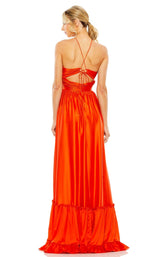 5 of 6 Mac Duggal 68486 Dress Orange