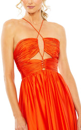 3 of 6 Mac Duggal 68486 Dress Orange