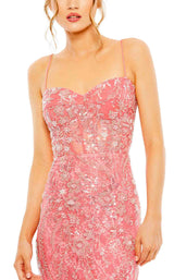 2 of 3 Mac Duggal 68511 Dress Coral