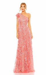 1 of 3 Mac Duggal 68512 Dress Coral
