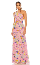 1 of 6 Mac Duggal 68515 Dress Pink-Multi