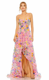 1 of 3 Mac Duggal 68516 Dress Pink-Multi