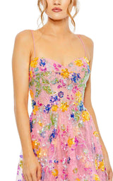 2 of 3 Mac Duggal 68516 Dress Pink-Multi