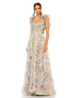 1 of 3 Mac Duggal 68517 Dress Floral-Multi