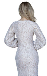 4 of 4 Jovani 68536 Ivory/Nude