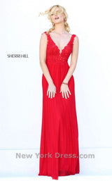 1 of 4 Sherri Hill 50255 Red