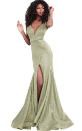 4 of 42 Jovani 68665 Ivory