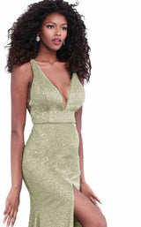 32 of 42 Jovani 68665 Ivory