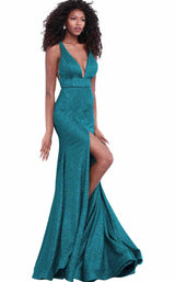 13 of 42 Jovani 68665 Peacock