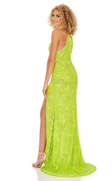 4 of 12 Rachel Allan 70000 Dress Neon-Green