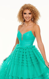 6 of 8 Rachel Allan 70005 Dress Jade