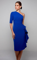 5 of 11 Alyce 70006 Dress Cobalt
