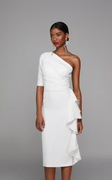 6 of 11 Alyce 70006 Dress Ivory