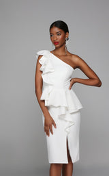 3 of 4 Alyce 70007 Dress Diamond-White