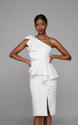 2 of 4 Alyce 70007 Dress Diamond-White