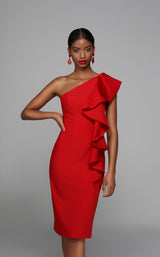 2 of 5 Alyce 70008 Dress Red